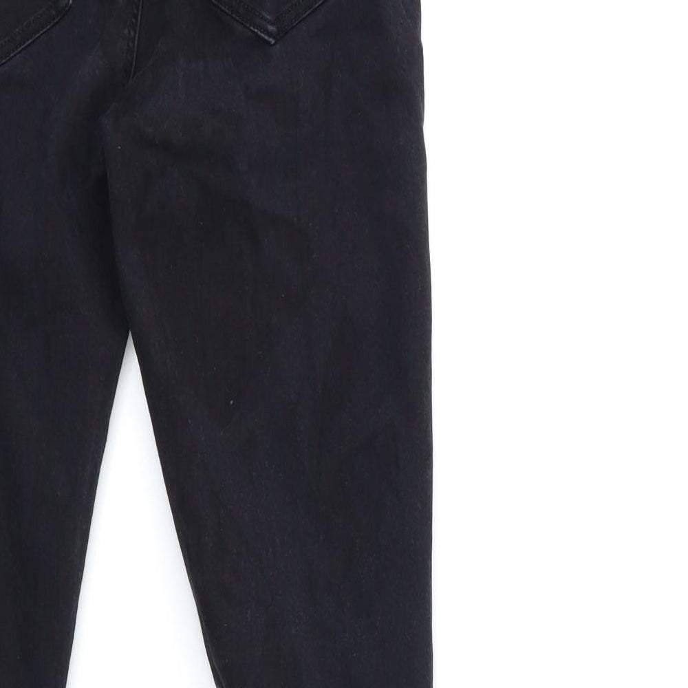 Denim & Co. Womens Black  Denim Skinny Jeans Size 10 L26 in
