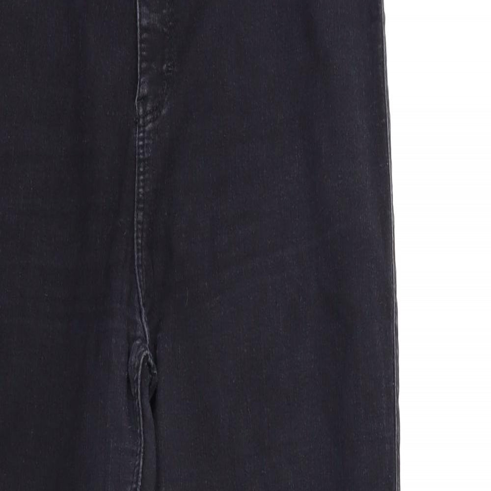 Topshop Womens Black  Denim Skinny Jeans Size 36 in L32 in