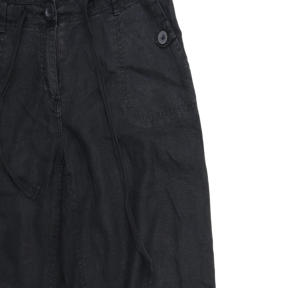 NEXT Womens Black   Trousers  Size 14 L31 in