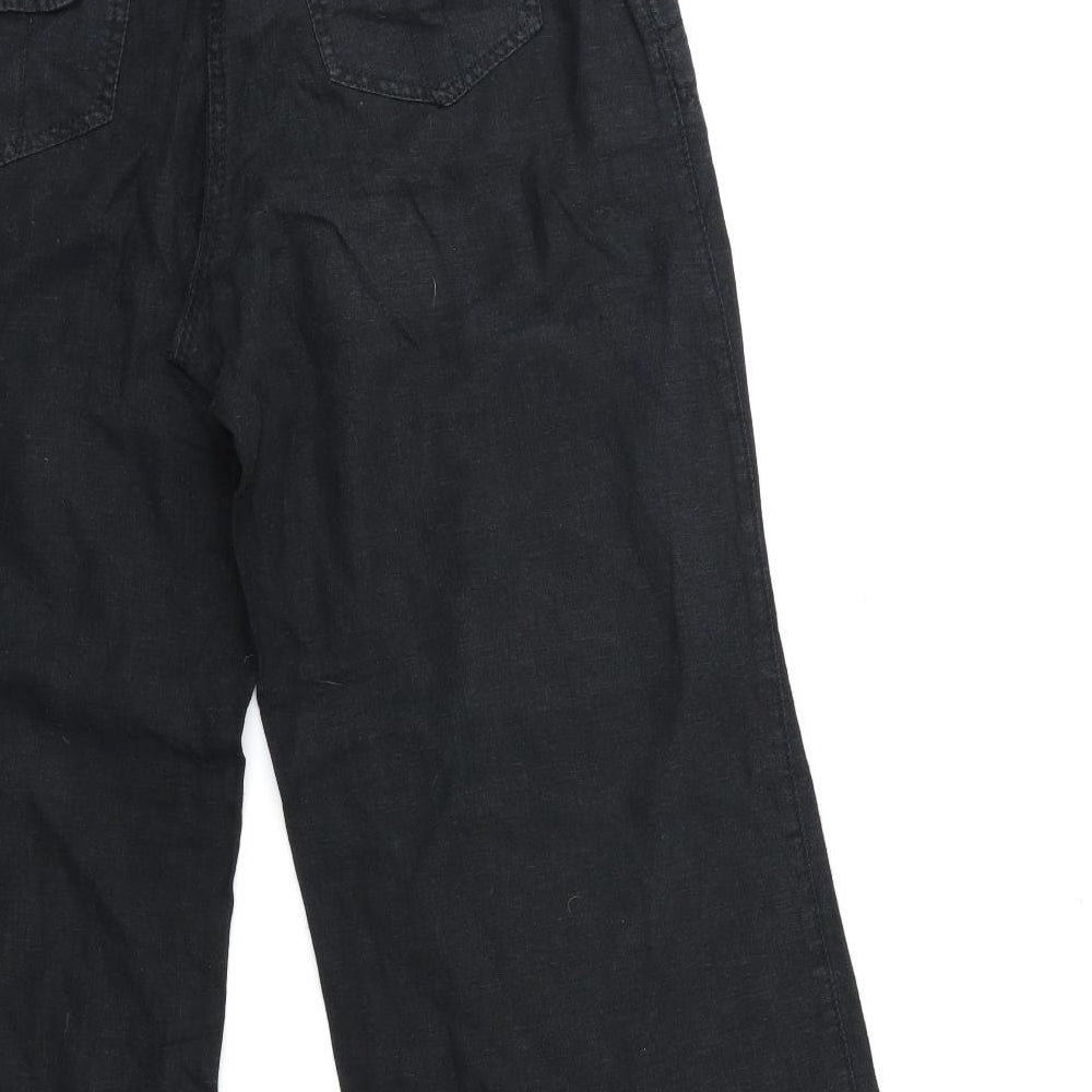 NEXT Womens Black   Trousers  Size 14 L31 in