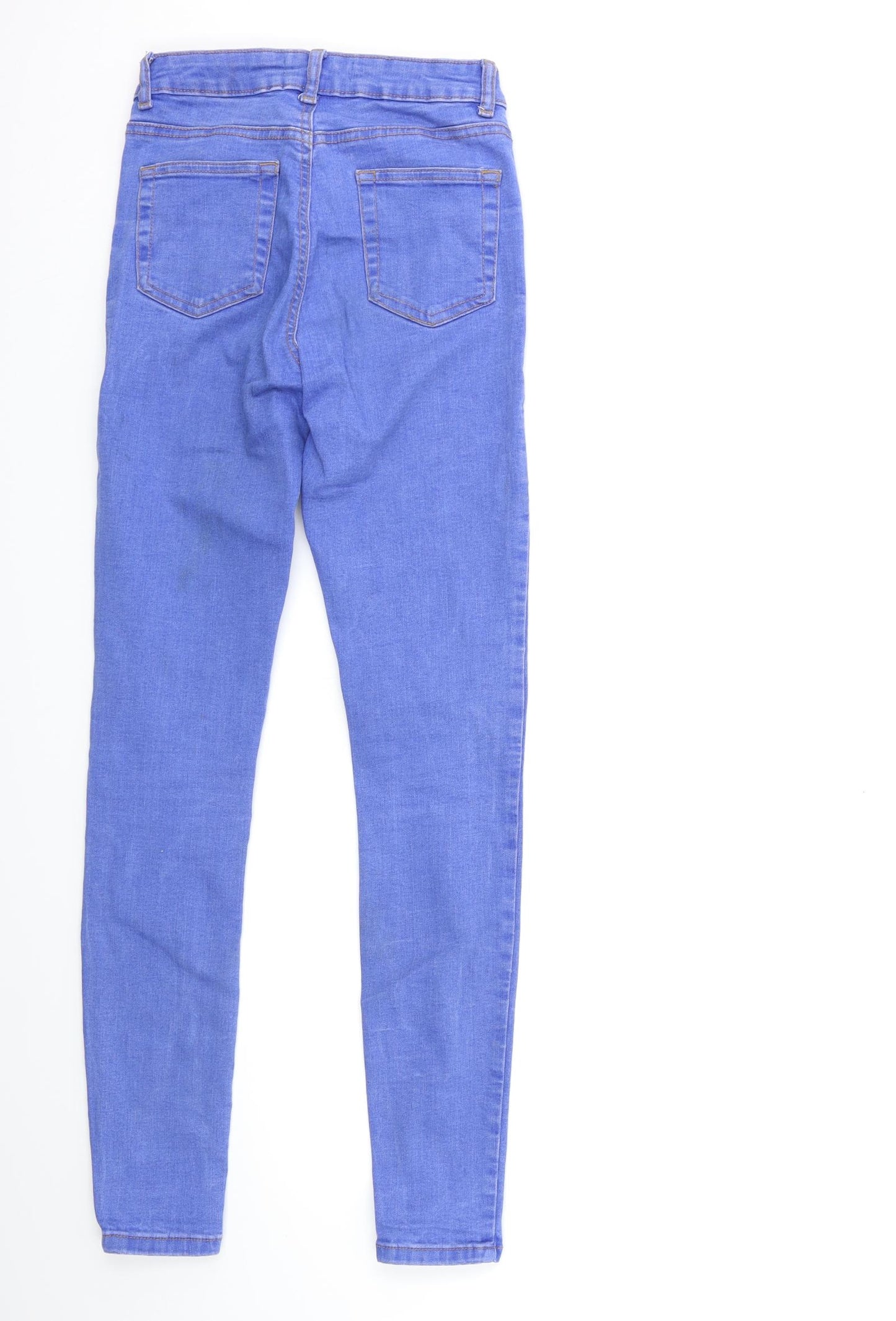 Denim & Co. Womens Blue  Denim Skinny Jeans Size 8 L30 in