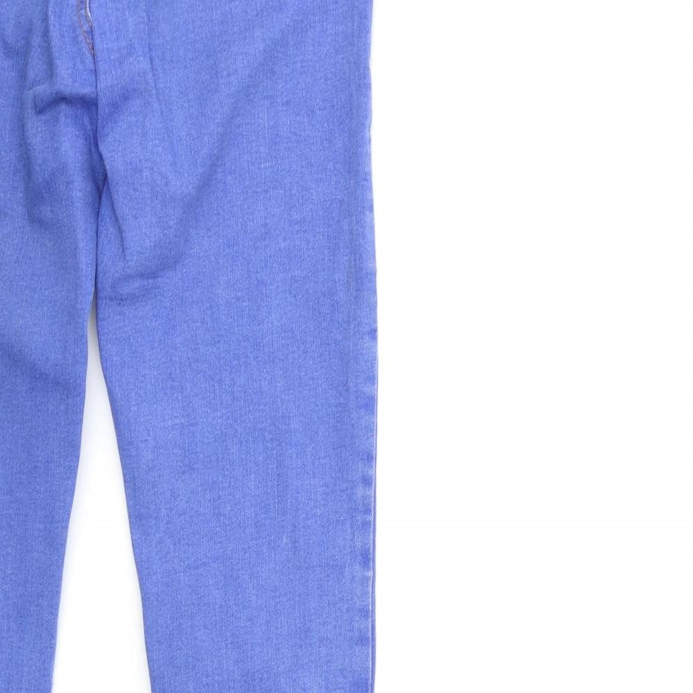 Denim & Co. Womens Blue  Denim Skinny Jeans Size 8 L30 in