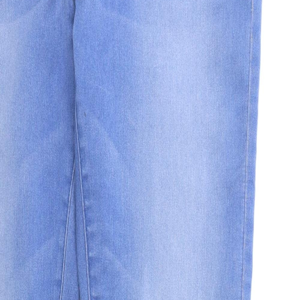 Denim & Co. Womens Blue  Denim Skinny Jeans Size 14 L33 in