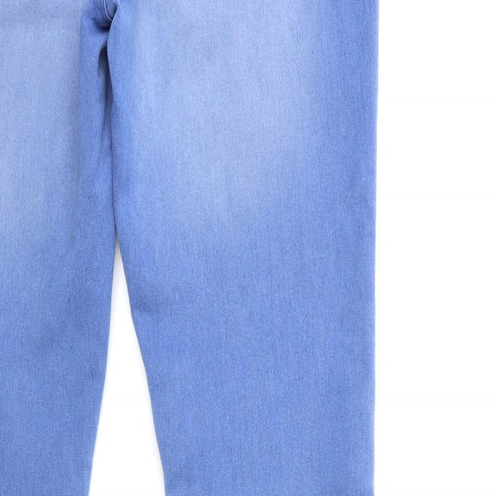 Denim & Co. Womens Blue  Denim Skinny Jeans Size 14 L33 in