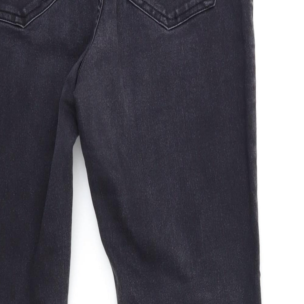 Denim & Co. Womens Black  Denim Skinny Jeans Size 16 L28 in