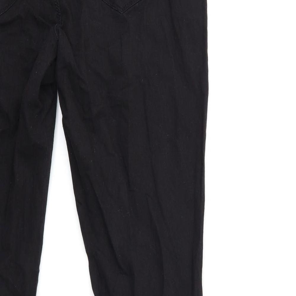 Denim & Co. Womens Black  Denim Jegging Jeans Size 16 L30 in