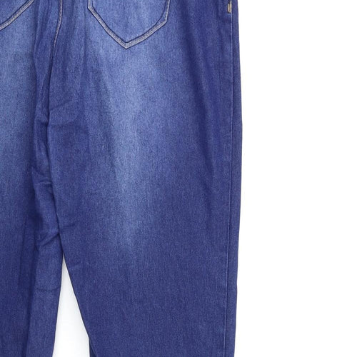 Denim & Co. Womens Blue  Denim Skinny Jeans Size 14 L31 in