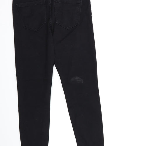VERO MODA Womens Black  Denim Skinny Jeans Size 32 in L28 in