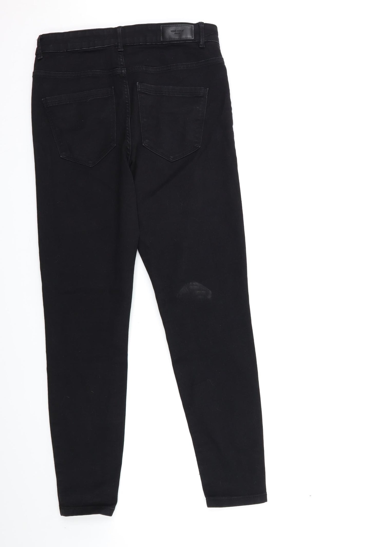 VERO MODA Womens Black  Denim Skinny Jeans Size 32 in L28 in