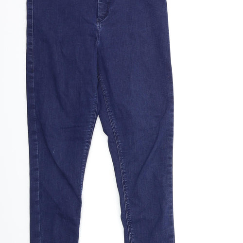 Topshop Womens Blue  Denim Skinny Jeans Size 32 in L34 in