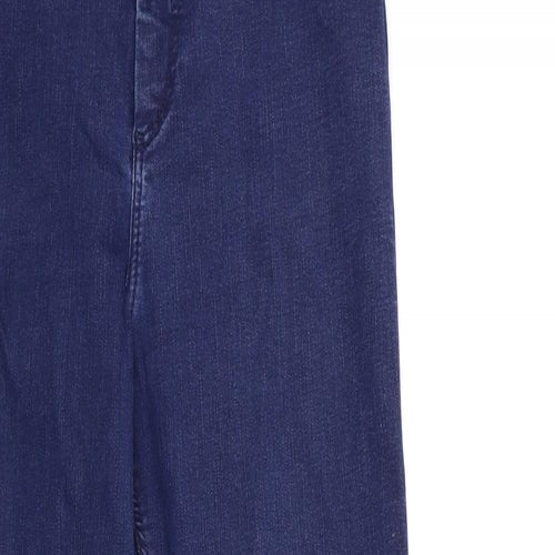 Topshop Womens Blue  Denim Skinny Jeans Size 32 in L34 in