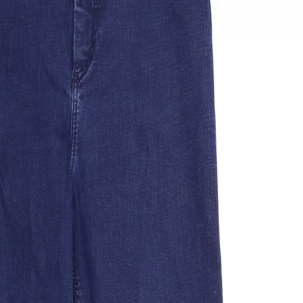 Topshop Womens Blue  Denim Skinny Jeans Size 32 in L34 in