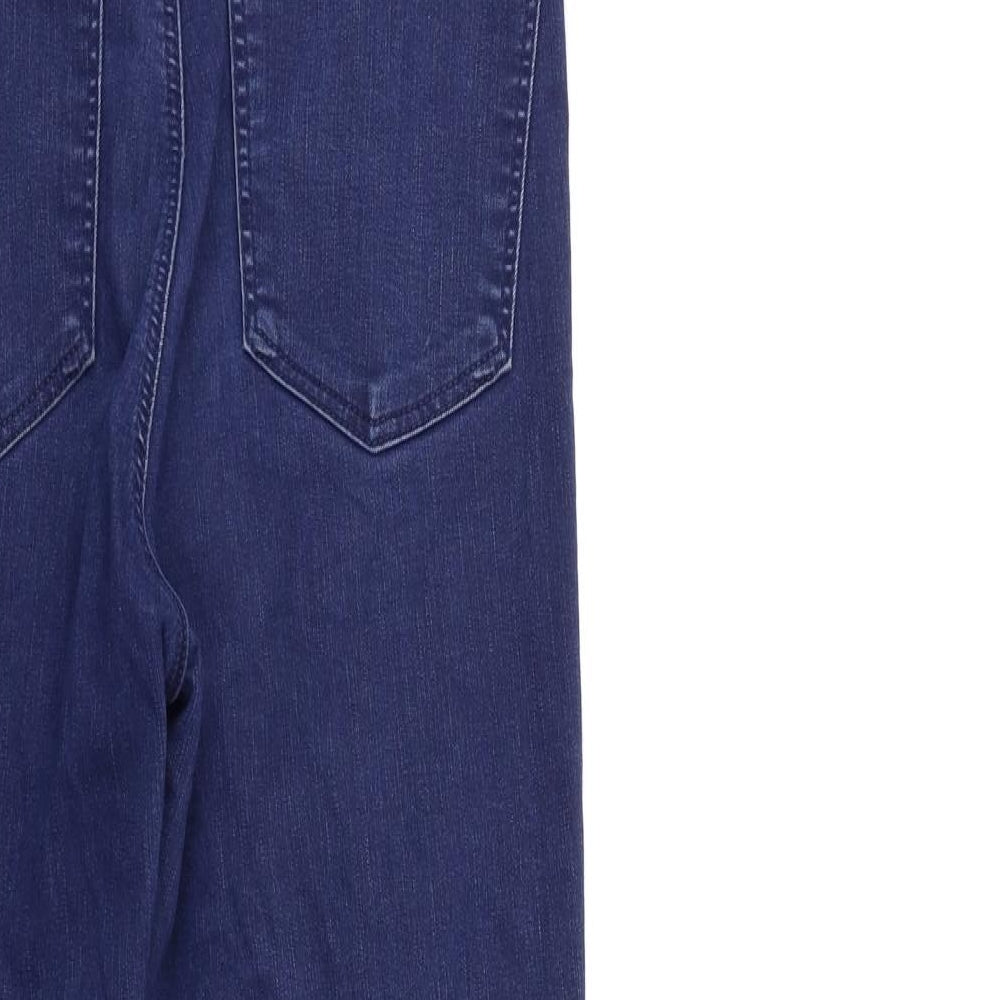 Topshop Womens Blue  Denim Skinny Jeans Size 32 in L34 in