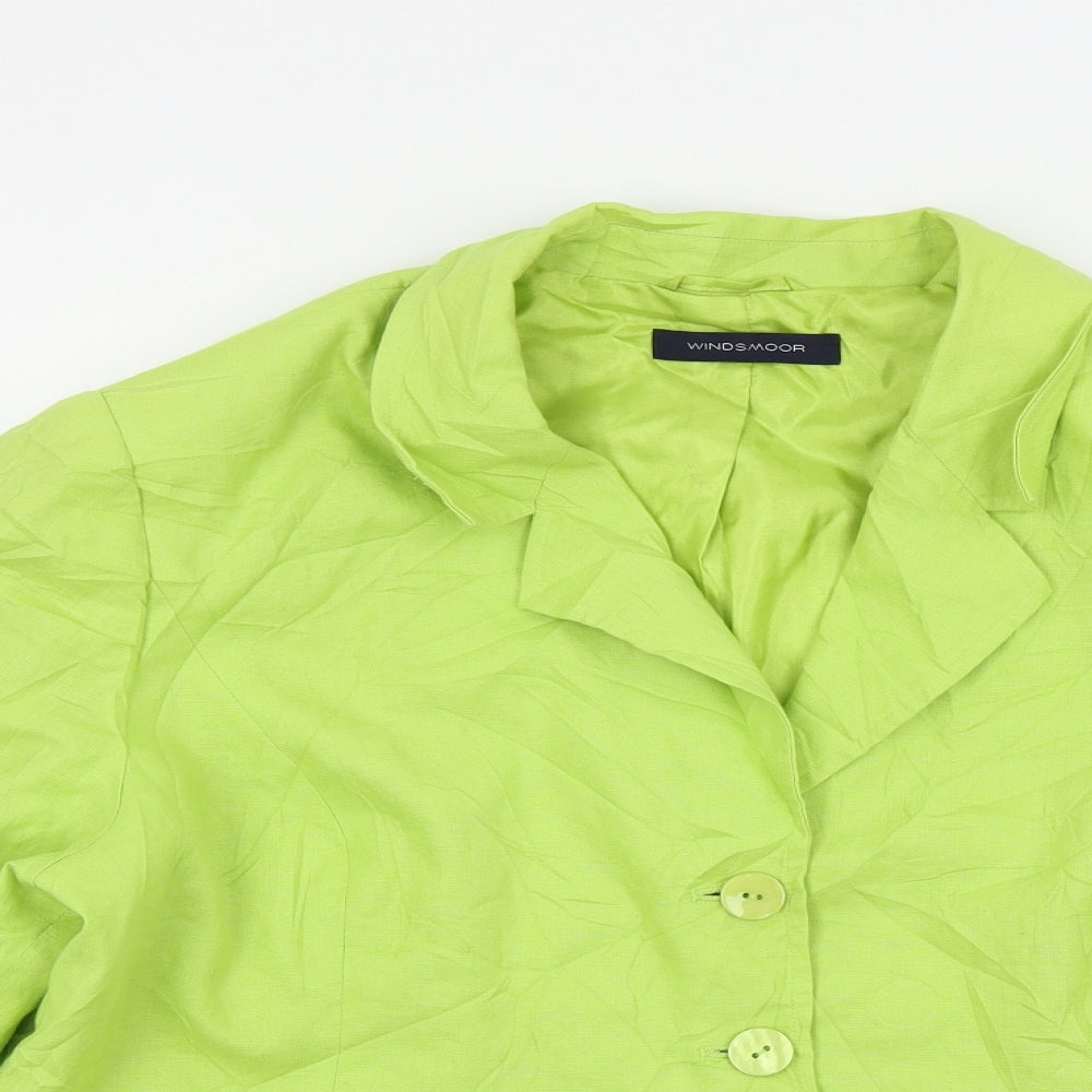Windsmoor Womens Green   Jacket  Size 20