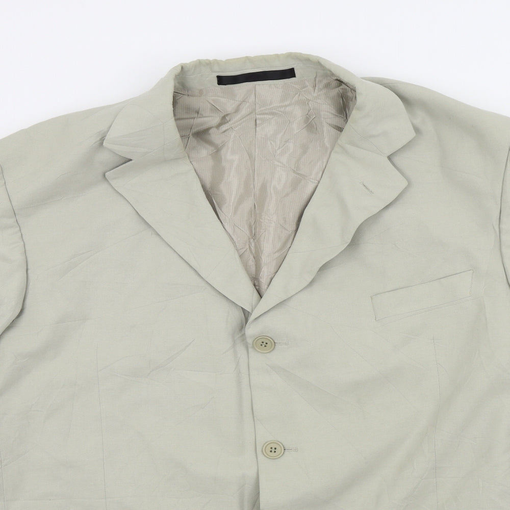 M&S Mens Beige   Jacket Suit Jacket Size 36