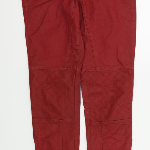 Topshop Womens Red   Trousers  Size 10 L28 in