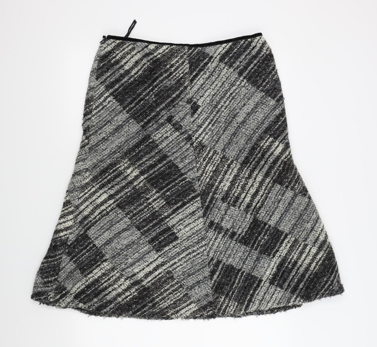 Principles Womens Grey   Flare Skirt Size 14