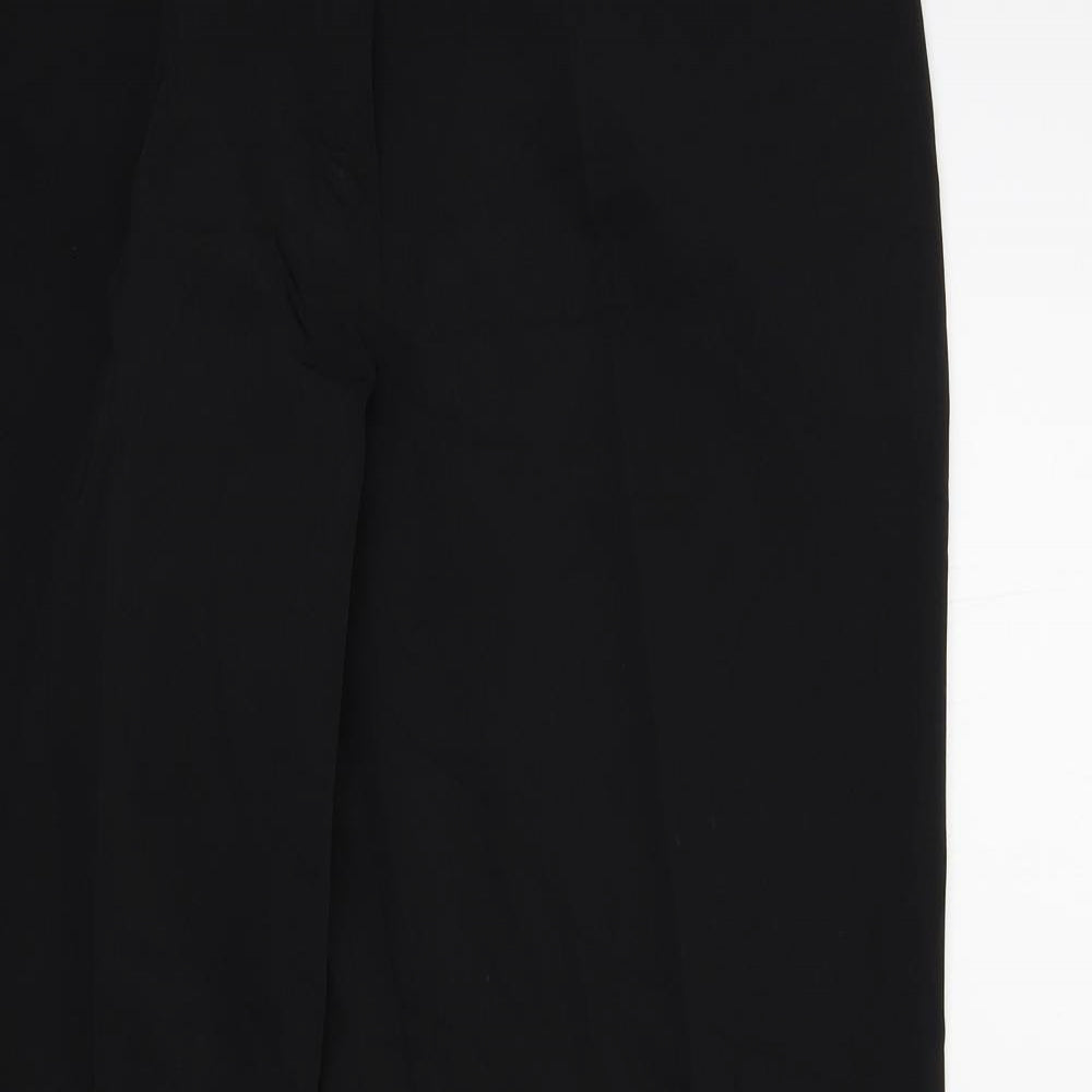 M&S Womens Black   Trousers  Size 14 L29 in