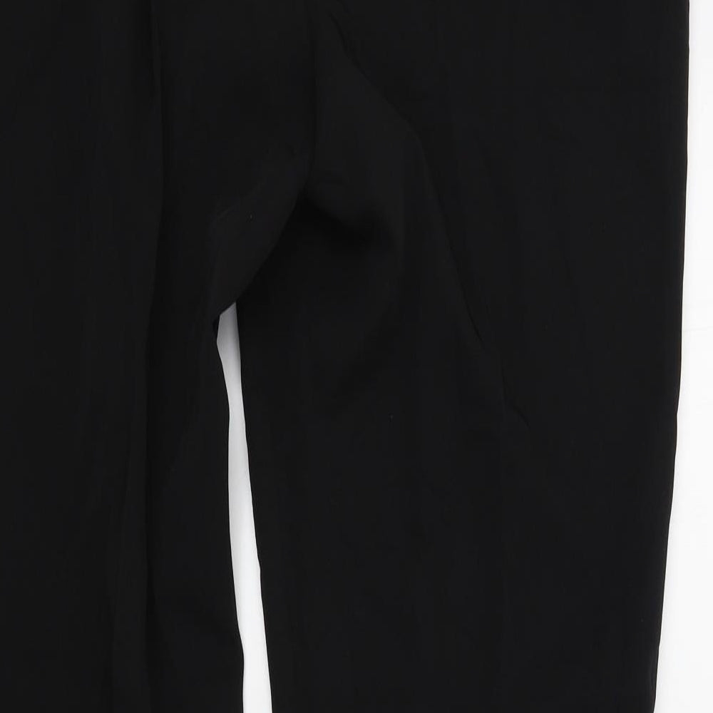 M&S Womens Black   Trousers  Size 14 L29 in