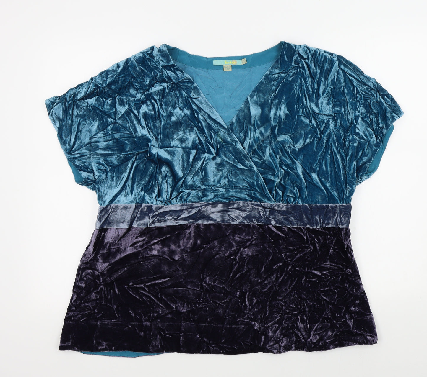 Boden Womens Blue   Pullover Jumper Size 22  - velvet feel