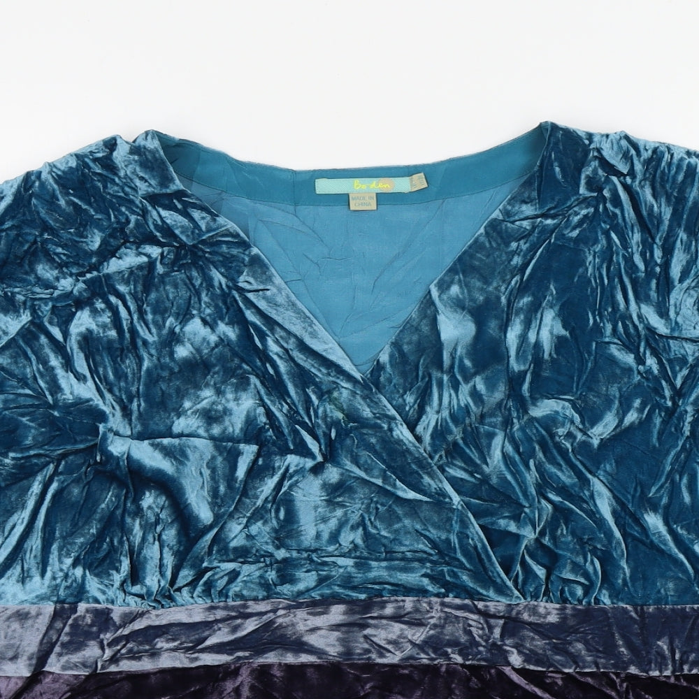 Boden Womens Blue   Pullover Jumper Size 22  - velvet feel