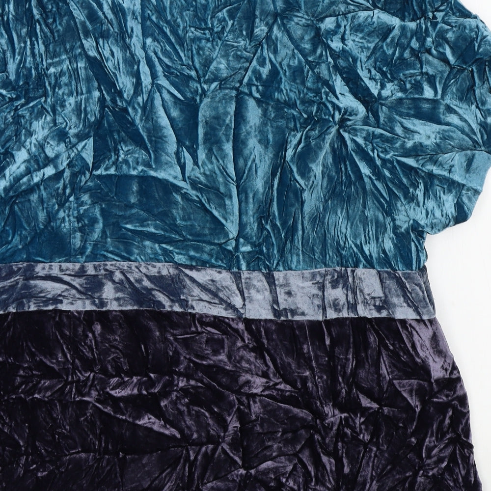 Boden Womens Blue   Pullover Jumper Size 22  - velvet feel