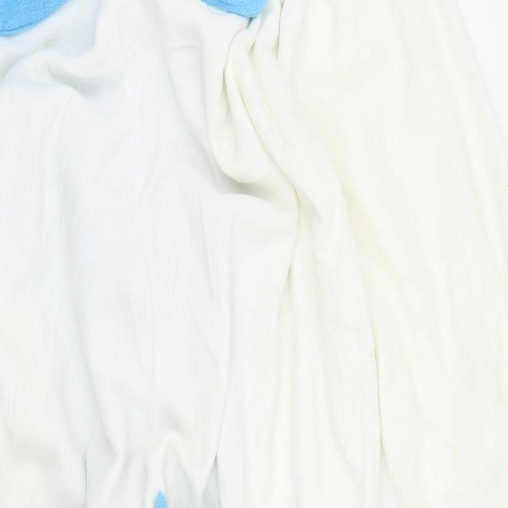 QSWEET Womens White Solid  Top Bodysuit Size M  - UNICORN