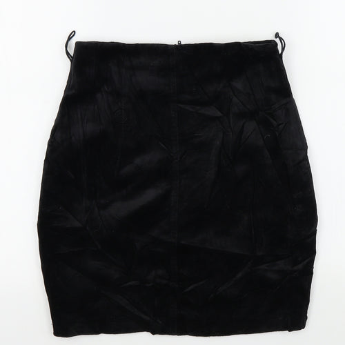 Miss Selfridge Womens Black   A-Line Skirt Size 10