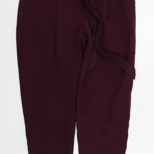 New Look Womens Purple   Trousers  Size 10 L24 in