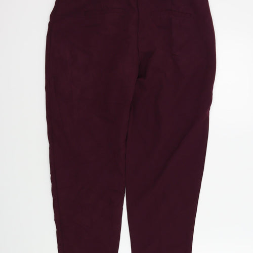 New Look Womens Purple   Trousers  Size 10 L24 in