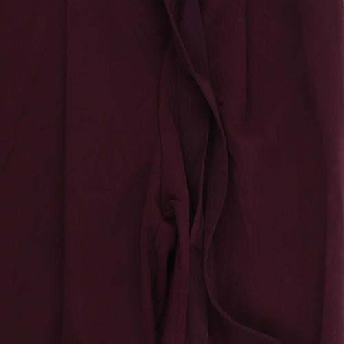 New Look Womens Purple   Trousers  Size 10 L24 in