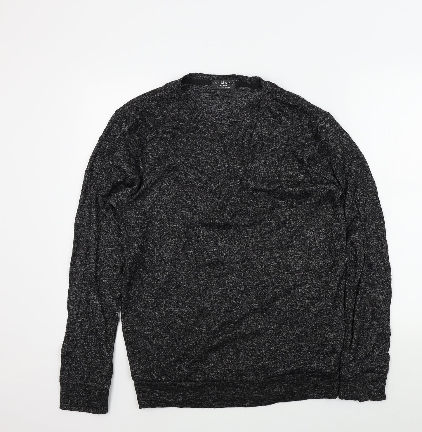 Primark Mens Black   Pullover Jumper Size M
