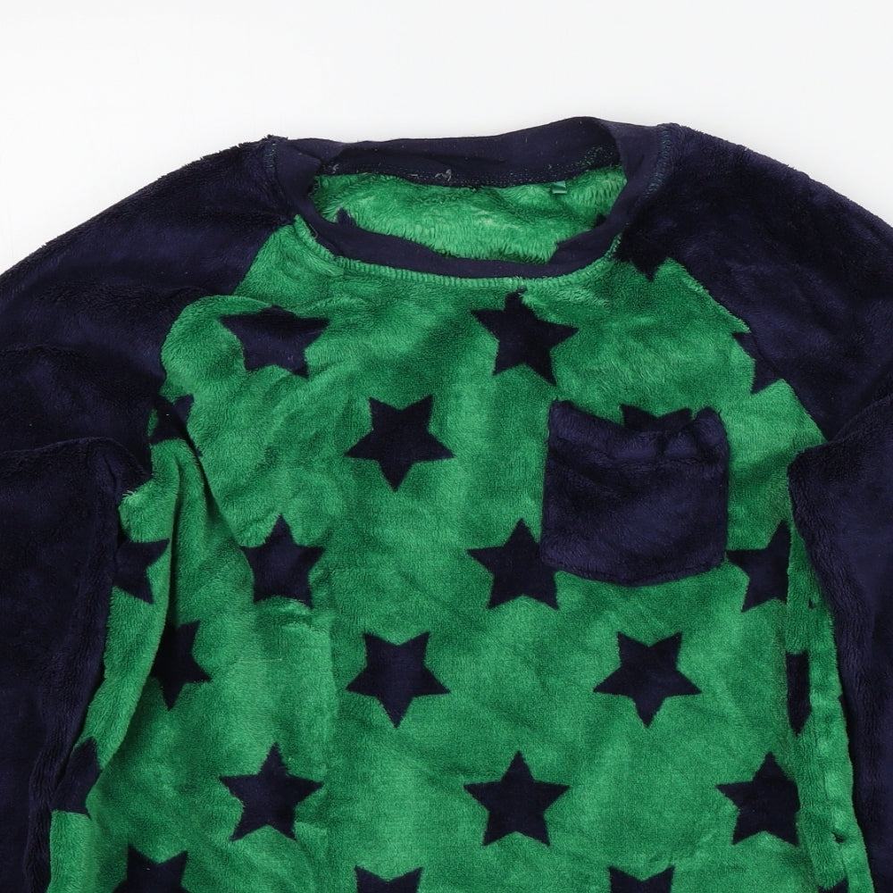 George Boys Blue Colourblock   Pyjama Top Size 12-13 Years