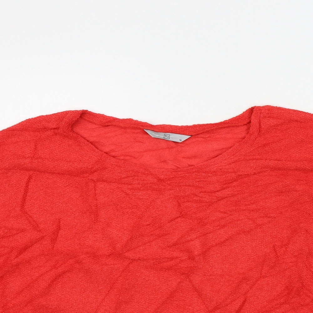 TU Womens Red   Pullover Jumper Size 18