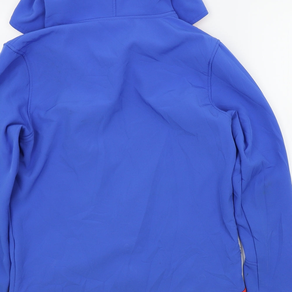 david luke Mens Blue   Full Zip Hoodie Size M
