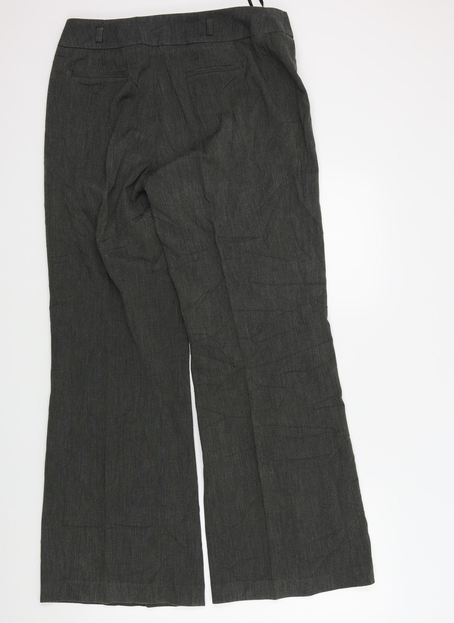 Wallis Womens Grey   Trousers  Size 14 L31 in