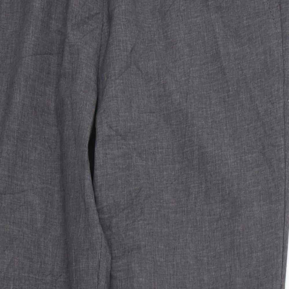 New Look Womens Grey   Trousers  Size 14 L28 in