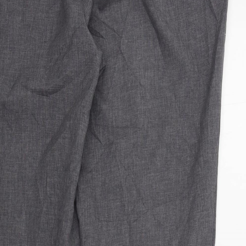 New Look Womens Grey   Trousers  Size 14 L28 in