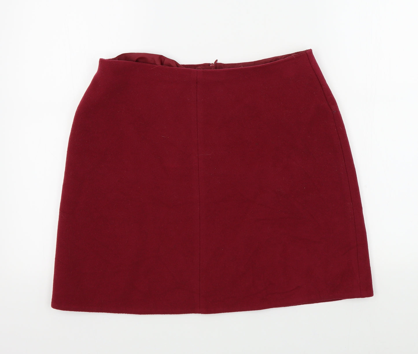 M&S Womens Purple   A-Line Skirt Size 14