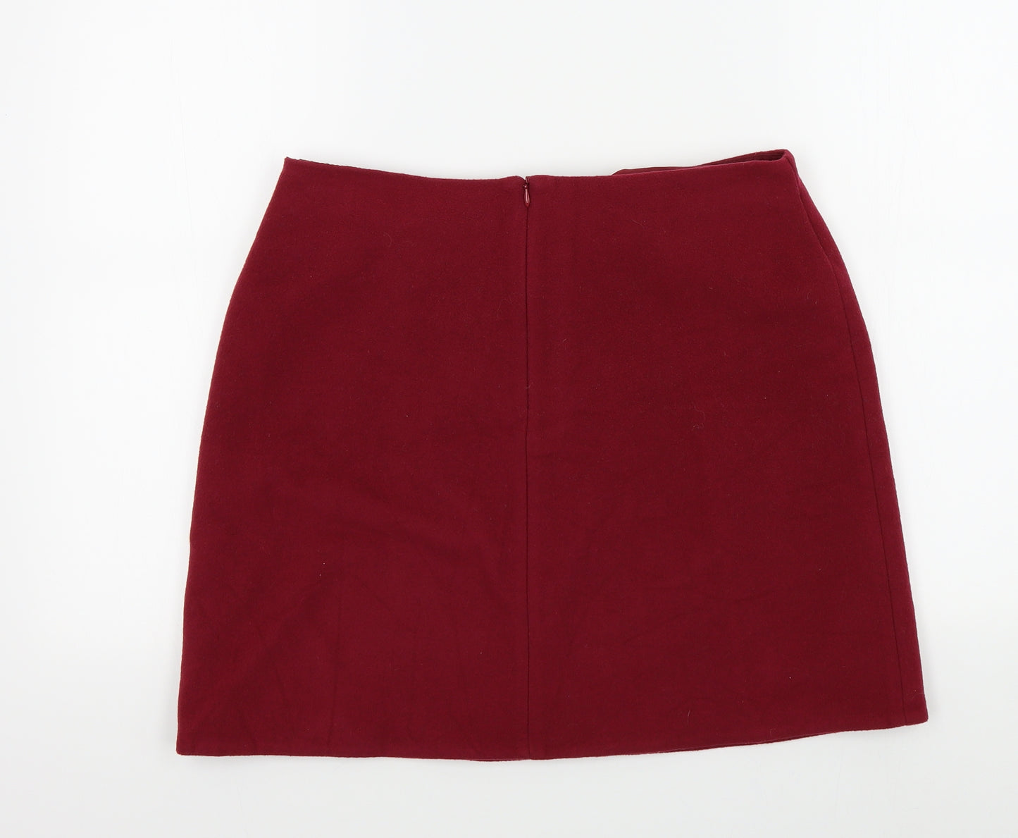 M&S Womens Purple   A-Line Skirt Size 14