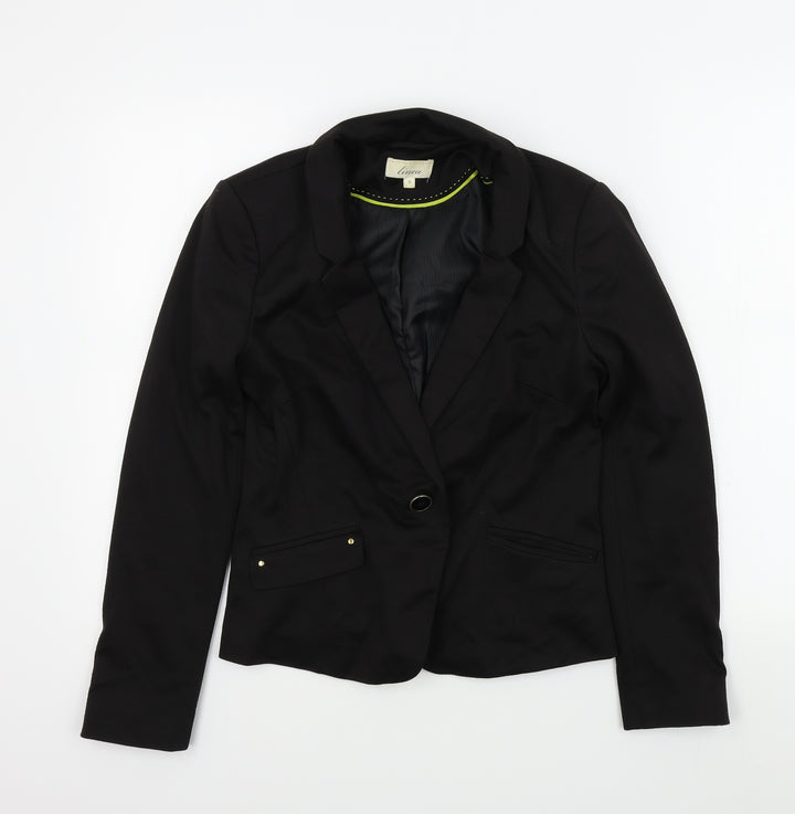 Linea Womens Black Jacket Size 8