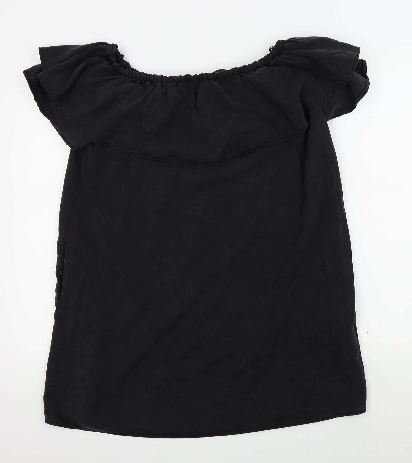 Zara Womens Black Colourblock  A-Line  Size M