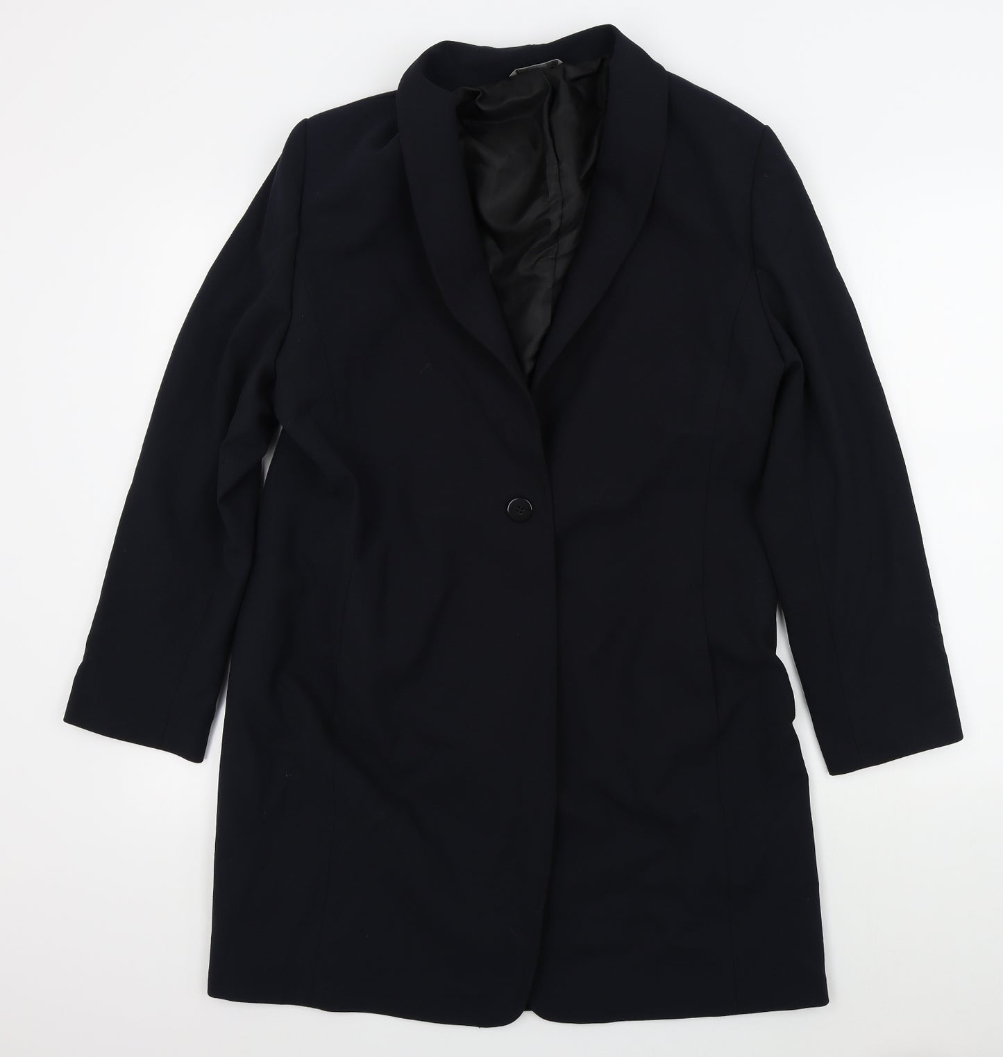 M&S Womens Black   Jacket Blazer Size 16