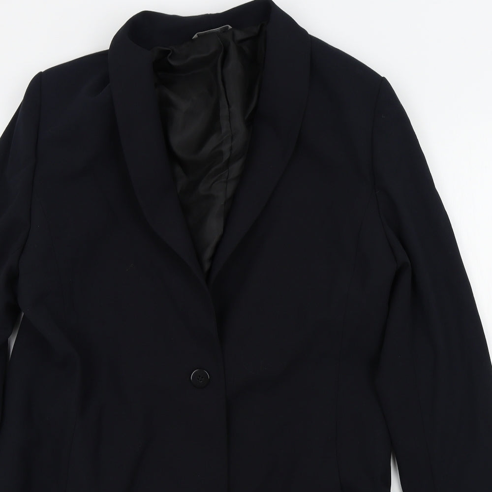 M&S Womens Black   Jacket Blazer Size 16