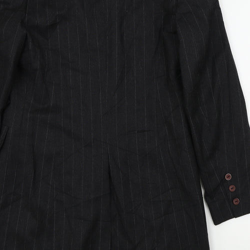 elsa malur Womens Grey Striped  Jacket  Size 40