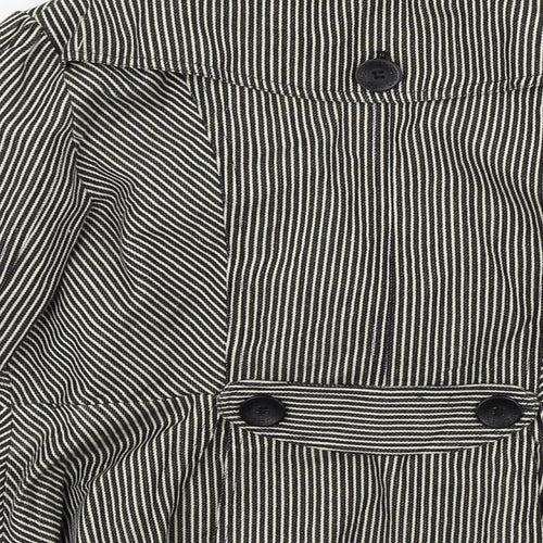 charlise Womens Black Striped  Jacket  Size 42