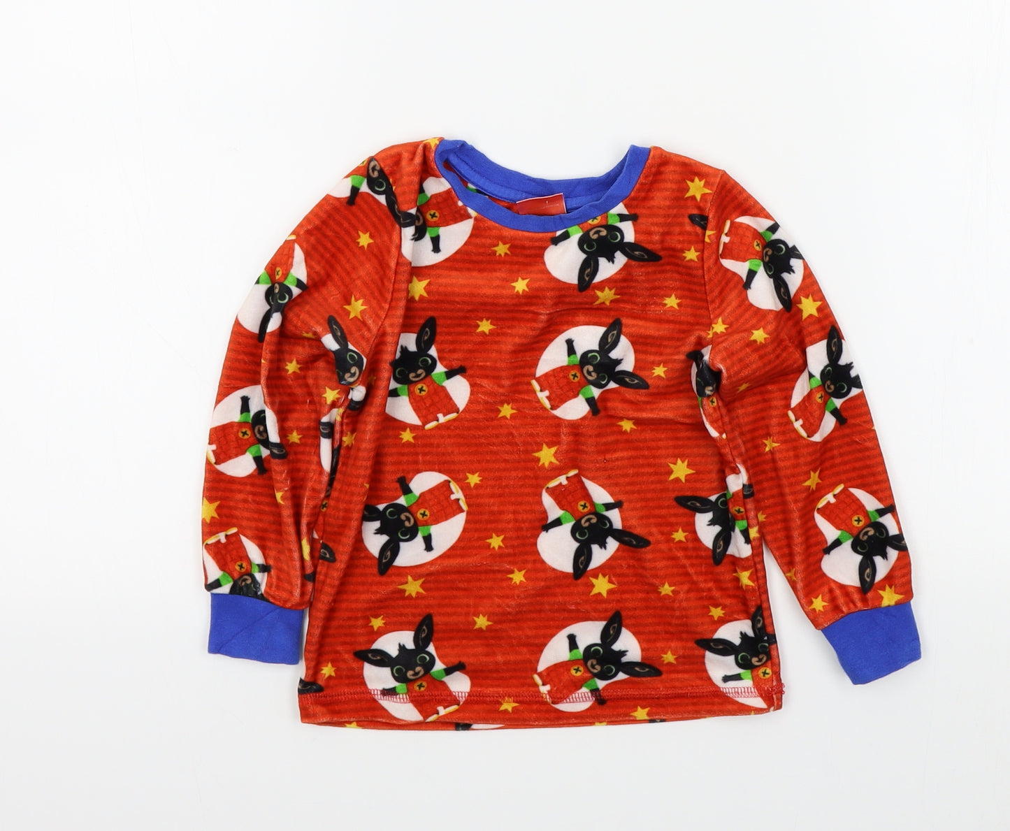 George Boys Orange Colourblock  Pullover Jumper Size 2-3 Years