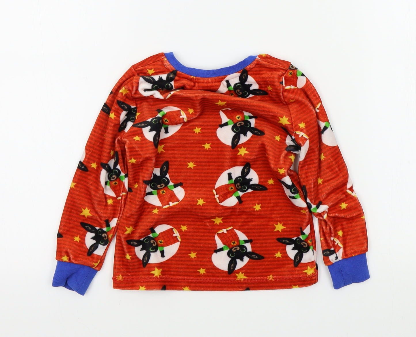 George Boys Orange Colourblock  Pullover Jumper Size 2-3 Years