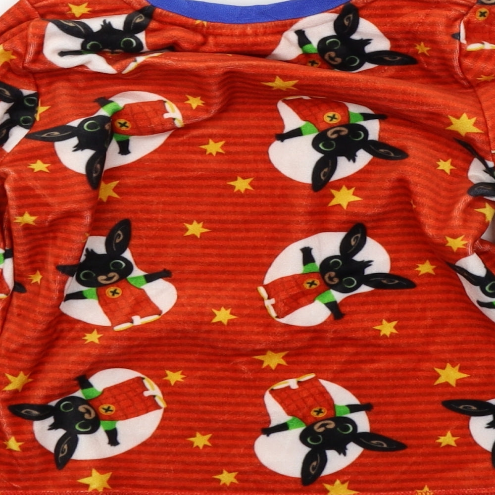 George Boys Orange Colourblock  Pullover Jumper Size 2-3 Years