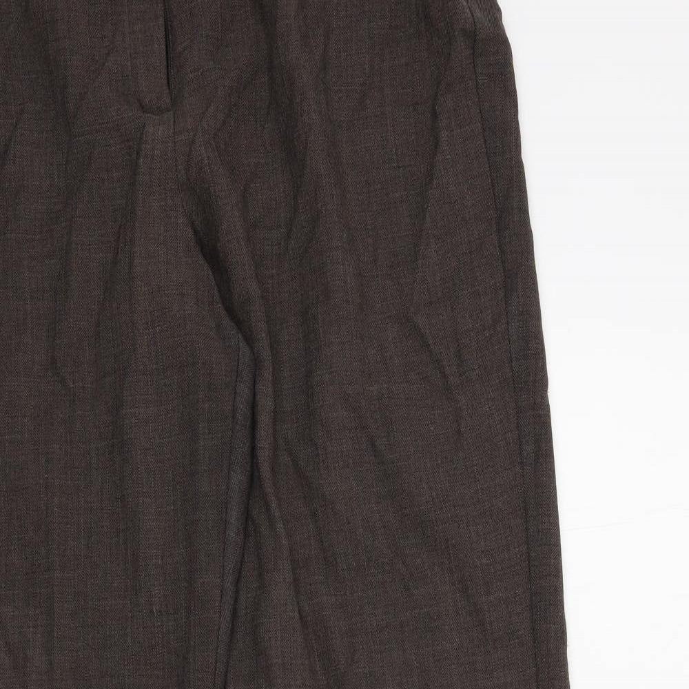 Wallis Womens Brown   Trousers  Size 14 L27 in